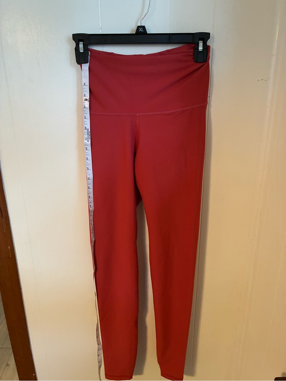 High-Rise Crimson Performance Leggings